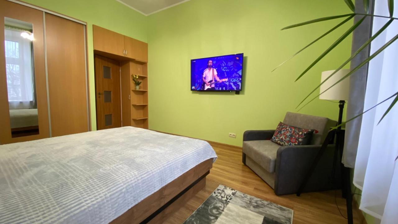Lublinbnb - Exclusive Family Apartment ------ In The Heart Of Lublin -------------------------------- Bedroom & Living Room & Kitchen Экстерьер фото